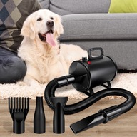 Dog Hair Dryer Grooming Blaster Snow Blower with 4 Nozzles Low Noise