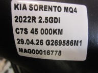 KIA SORENTO IV MQ4 rubber mats MATA mat boot original KIA