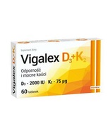 VIGALEX D3 + K2 60 tabl. na mięśnie, kości i odporność