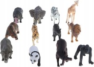 12 ks plast divoké zvieratá zoo