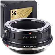 Yashica Contax adapter EOS R Canon RF EF-R adapter K&F Concept 2024