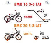 Rower dziecięcy BMX Mexller 16! Prowadnik, kosz gratis !