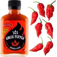 Sűrű szósz Ghost Pepper SUPER HOT Nagyon csípős chili Sauce 115g ROLESKI