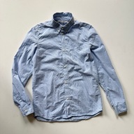 H&M Elegancka Niebieska Koszula Wzór 152