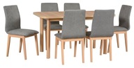 Sada rozkladací stôl WENUS 2P a 6 stoličiek LUNA 1 Produkt Poľský farby