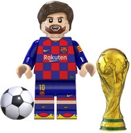 Figúrka futbalových kociek Lionel Messi + Pohár majstrovstiev sveta FIFA