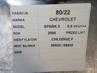 ventilátor chladiče Chevrolet Spark II 96395500