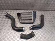 CHŁODNICA POWIETRZA INTERCOOLER + RURY AUDI A6 C6 2.0 TDI 4F0145805AA