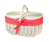 KOŠÍK NA PIKNIK proutěný PIKNIKOVÝ koš vel. XXL