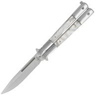 Nôž motýlik Third Balisong Pearl/Stainless (K2097)