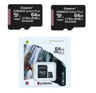 2X Pamäťová karta KINGSTON MicroSDXC 64GB 100MBs A1