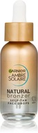 GARNIER Ambre Solaire Natural Bronzer Samoopaľovacie kvapky na tvár, 30 ml