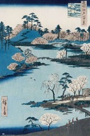 Hiroshige Ando Cherry Blossom - plagát