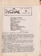 SYGNAŁ PISMO NIEZALEŻNE 65 MARZEC 1984