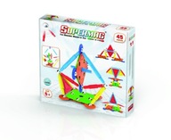 SUPERMAG magnetické hračky edu Multicolor 45ks