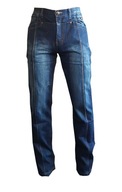 Spodnie młodzieżowe jeansowe JEANS pas 66