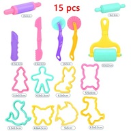 DIY Plasticine Mold Modeling Clay Accessories Play Dough Tool Kit Plastic S