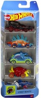 Hot Wheels Street Beasts Autíčka Mattel 5 ks