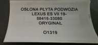 Blende Abdeckung abdeckung Unterfahrschutz LEXUS ES VII 19- Original 58415-33080
