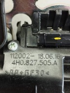 Audi A6 C7 4G lock bonnet rear part 4H0827505A