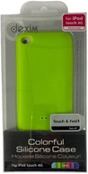 SILIKONOWE ETUI FOLIA OCHRONNA DO APPLE IPOD TOUCH 4G DEXIM DLA186GY LIMON