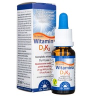 VITAMIN D3 + K2 MK-7 kvapky NATURAL Dr Jacobs Imunita