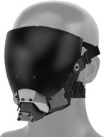 Cyberpunk Airsoft maska, taktická celotvárová ochranná maska s