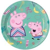 TALERZYKI ŚWINKA PEPPA pig URODZINOWE pepa x8