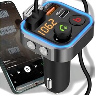 TRANSMITER BLUETOOTH AUDIO FM MP3 BT SZYBKA ŁADOWARKA 3X USB QC 3.0 RGB