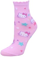 Ponožky s motívom Hello Kitty 7-10 rokov 30.5-36