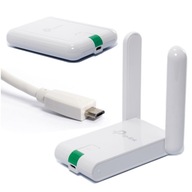 Adapter WiFi karta sieciowa na USB odbiornik 300 Mbps 2,4GHZ P&P 2 ANTENY