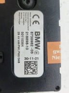 antenna module amplifier control unit 873598203 Bmw Seria 5 (2017-2024) G30/G31