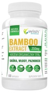 Wish Bamboo Extrakt 350mg 60kaps Oxid kremičitý Vlasy Silné Nechty Bambus