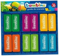 Gumka do ścierania (36szt) BAMBINO