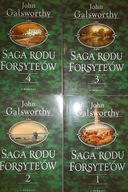 Saga rodu Forsyte'ow 4 tomy - John Galsworthy