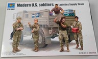 Modern U.S. soldiers Logistics Supply Team Trumpeter 00429 1/35
