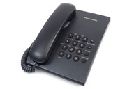 Telefon stacjonarny przewodowy Panasonic KX-TS500PD Czarny