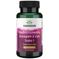 Swanson KOLAGEN RYBI Hydrolizowany 400 mg 60 kaps