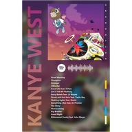 Plagát 60x40 obal albumu Ye Kanye West GRADUATION raper takshi murakami