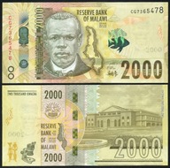 $ Malawi 2000 KWACHA P-69e UNC 2021