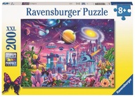 Puzzle tradycyjne Ravensburger XXL Kosmiczne Miasto 200 elementów