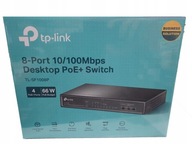 TP-LINK 8 portowy Switch 4x PoE TL-SF1008P