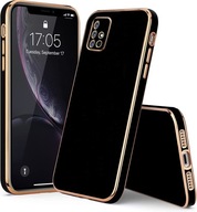 ETUI GLAMOUR DO SAMSUNG A51 SILIKON CASE + SZKŁO