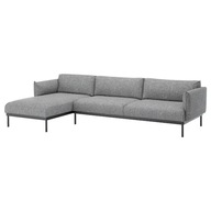 IKEA APPLARYD 4-miestna pohovka ležadlo Lejde šedá