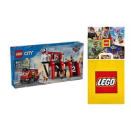 LEGO City - Hasičská stanica s hasičským autom (60414) +Taška +Katalóg