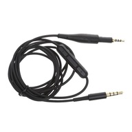 Wymienny Kabel Audio Z Mikrofonem Czarny