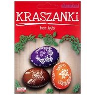 Kraszanki, naklejki, dekoracje na jajka pisanki jaja wielkanocne + barwniki