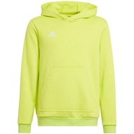 Bluza dla dzieci adidas Entrada 22 Hoody limonkowa