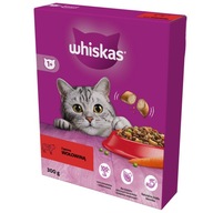 WHISKAS ADULT 300G SUCHA KARMA DLA KOTA Z WOŁOWINĄ