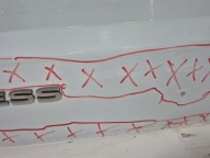 RENAULT EXPRESS 21- door left rear part rear. 901237129R